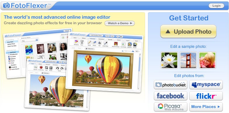 Скриншот 1 программы FotoFlexer