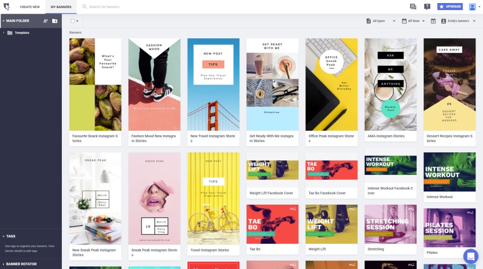 Скриншот 2 программы Bannersnack