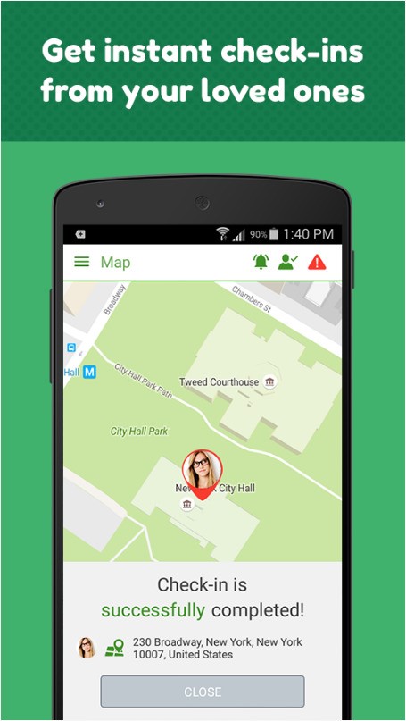 Скриншот 4 программы Fameelee - Family Locator