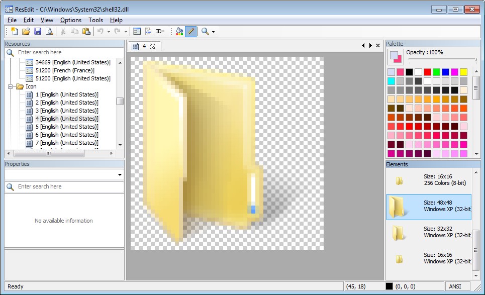 Скриншот 3 программы ResEdit