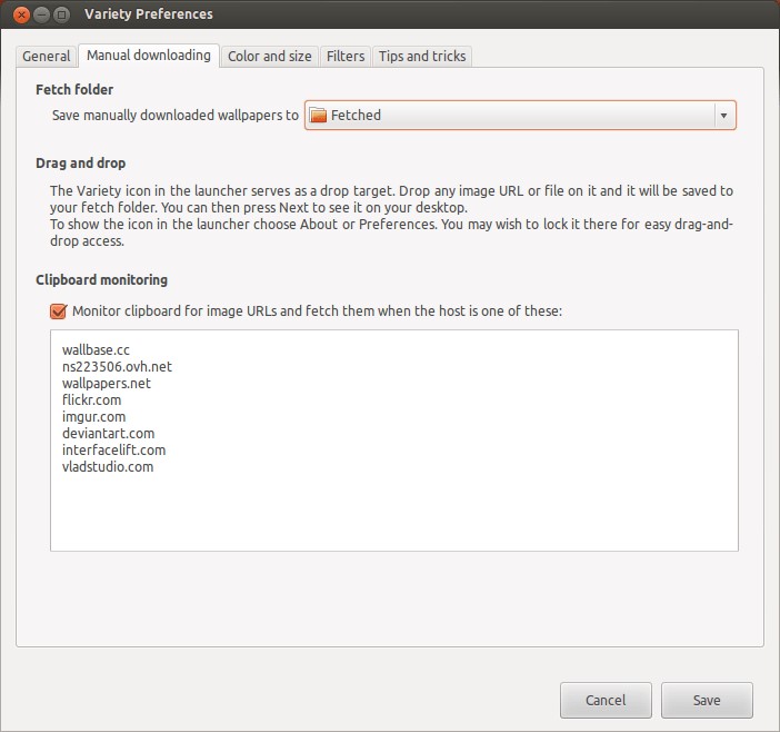 Скриншот 1 программы Variety Wallpaper Changer