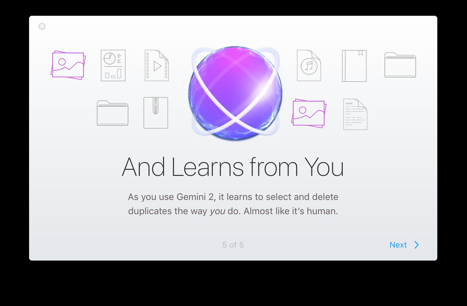 Скриншот 3 программы MacPaw Gemini 2