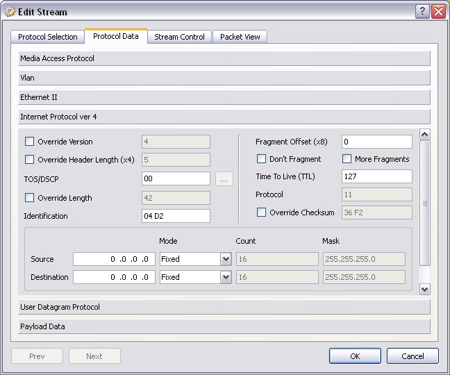 Скриншот 2 программы Ostinato