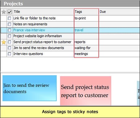 Скриншот 3 программы Notezilla