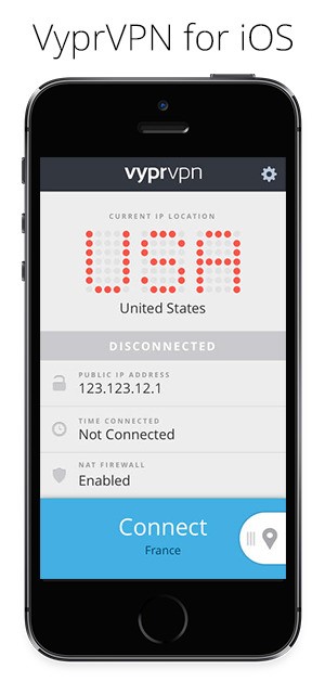 Скриншот 1 программы VyprVPN