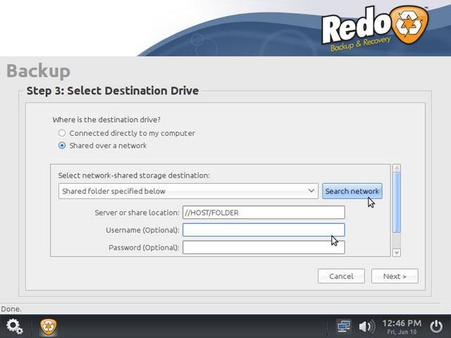 Скриншот 2 программы Redo Backup and Recovery