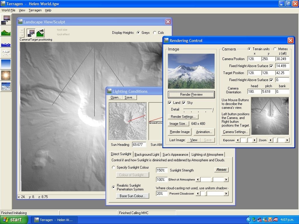 Скриншот 1 программы Terragen