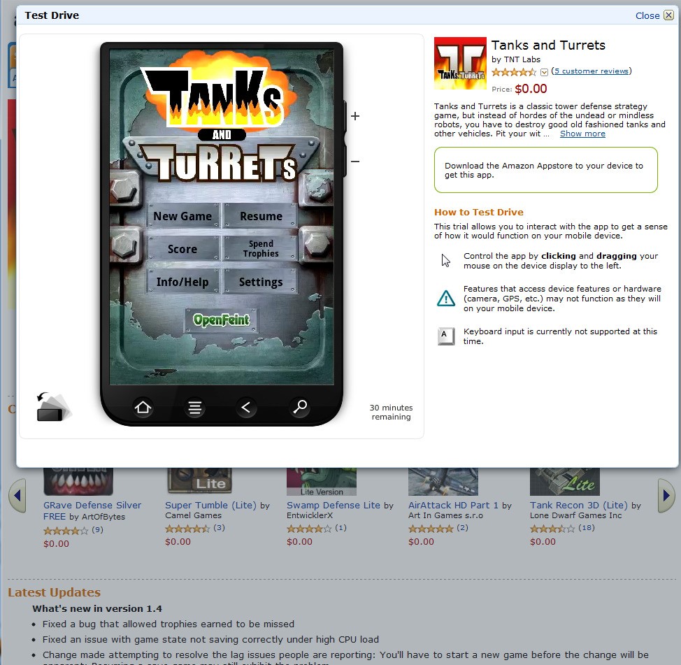 Скриншот 2 программы Amazon Appstore