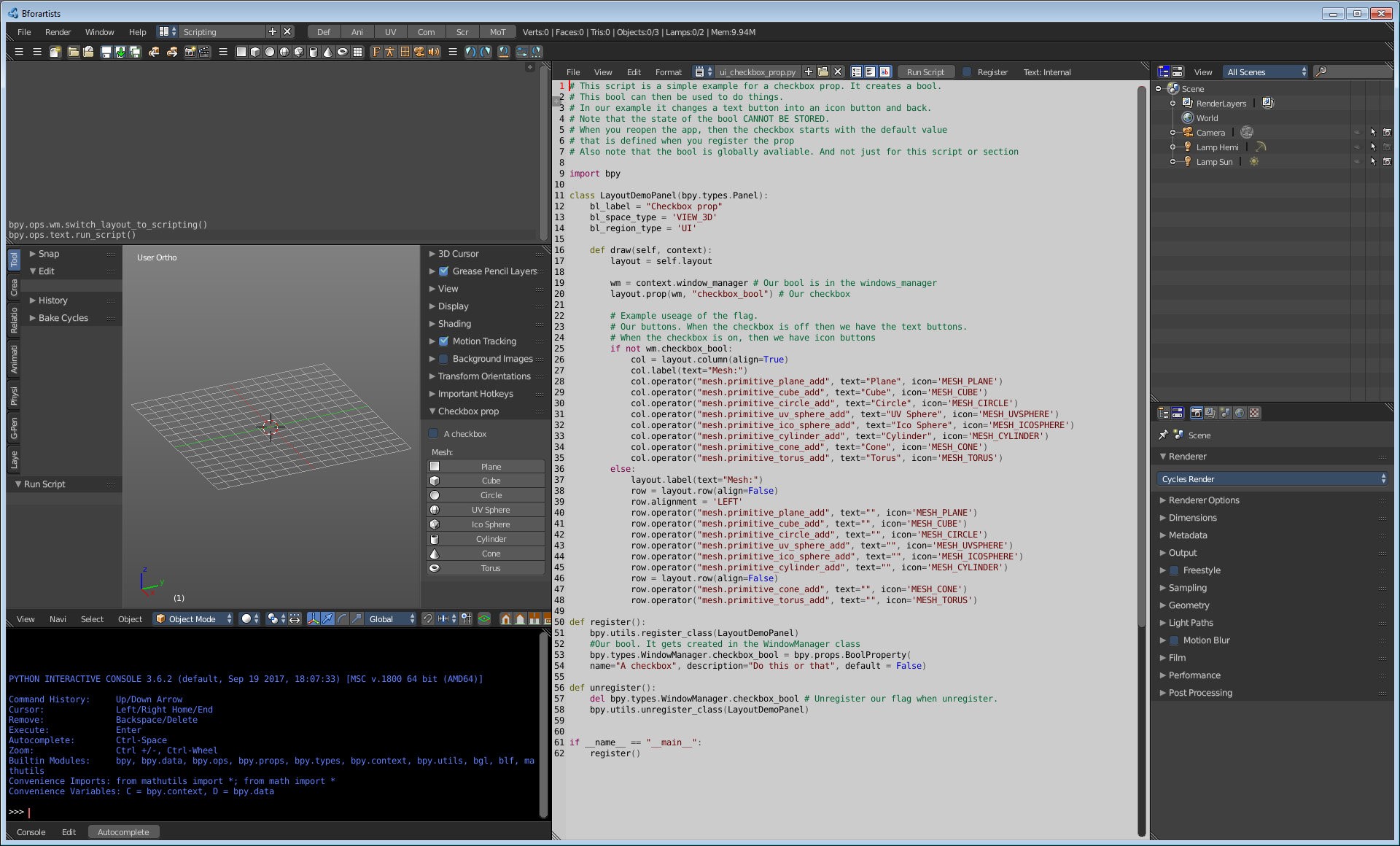 Скриншот 3 программы Bforartists