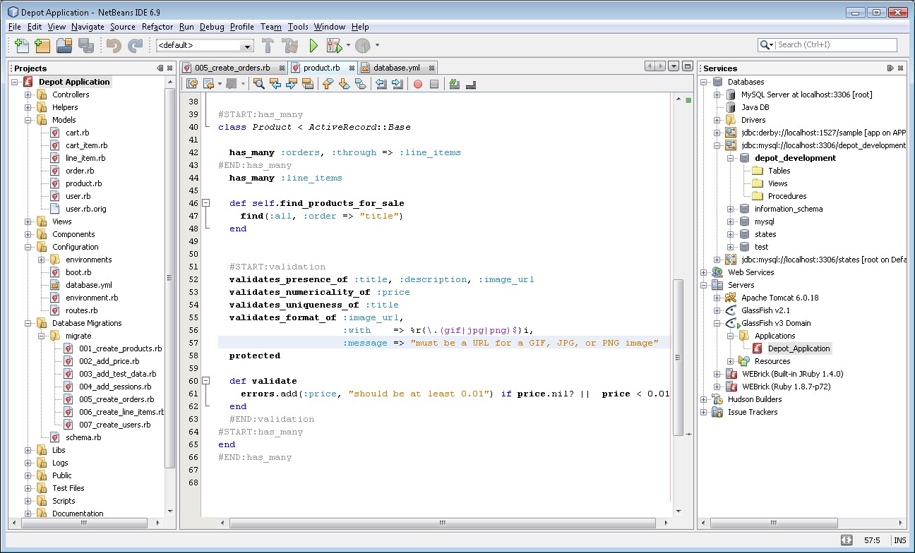 Скриншот 2 программы NetBeans