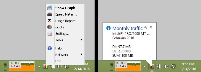 Скриншот 2 программы NetWorx