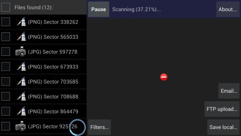 Скриншот 4 программы DiskDigger