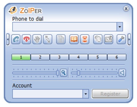 Скриншот 2 программы Zoiper