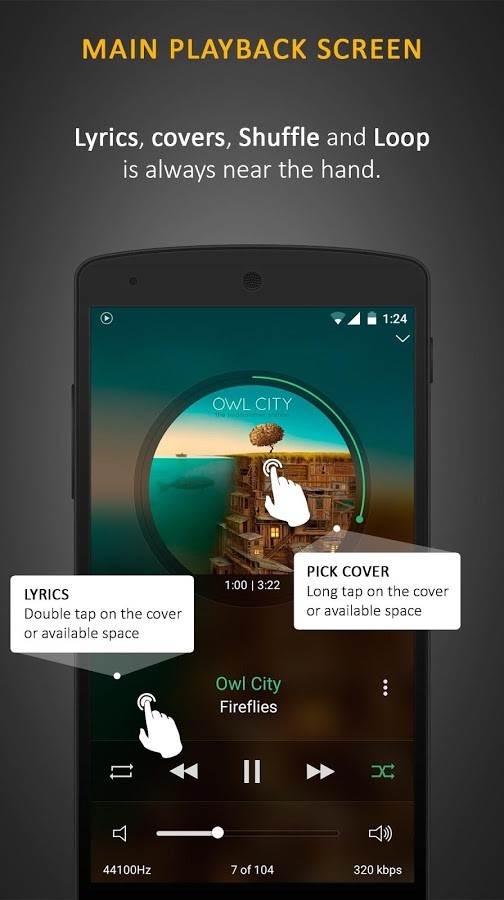 Скриншот 2 программы Stellio Music Player