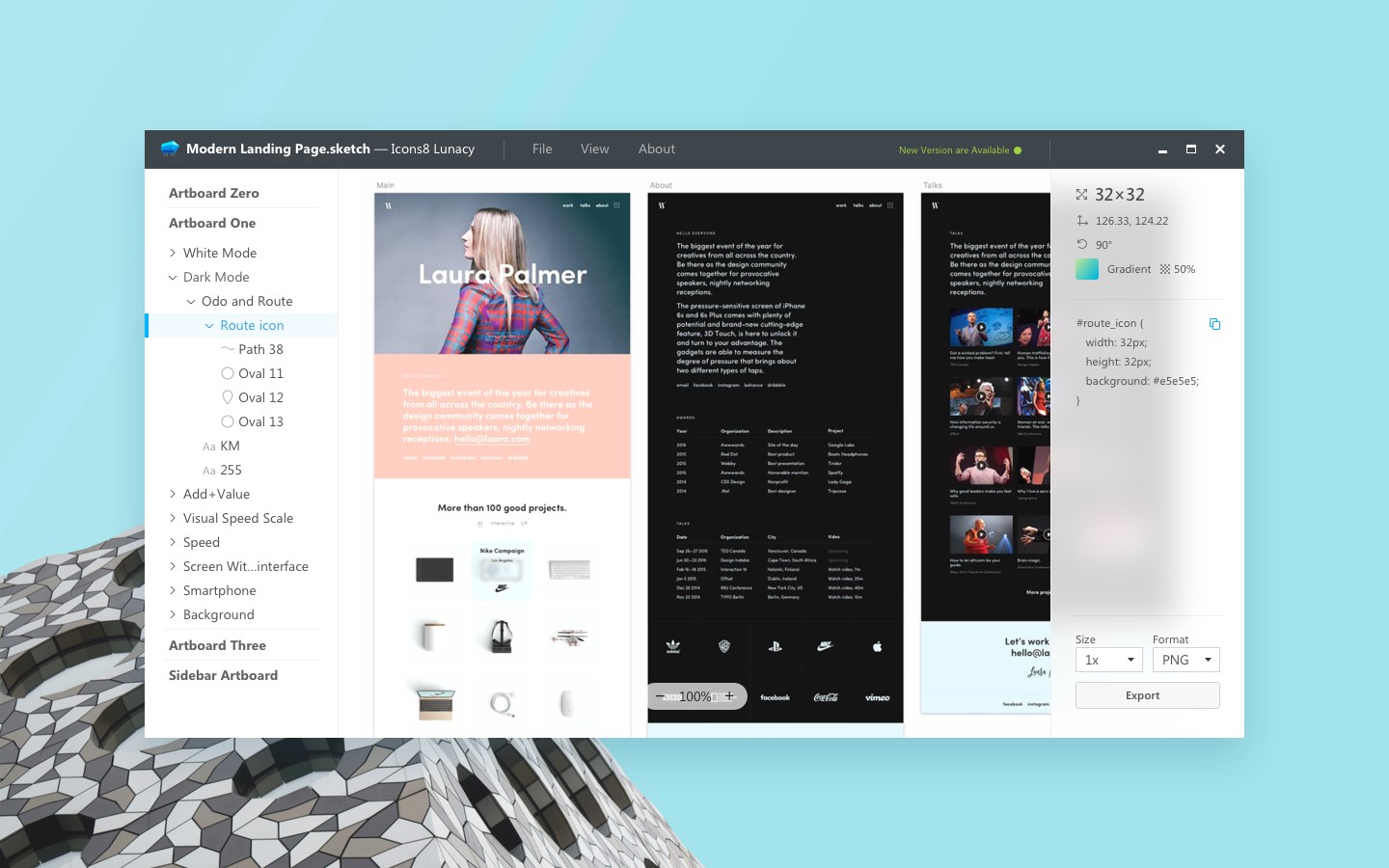 Скриншот 5 программы Icons8 Lunacy