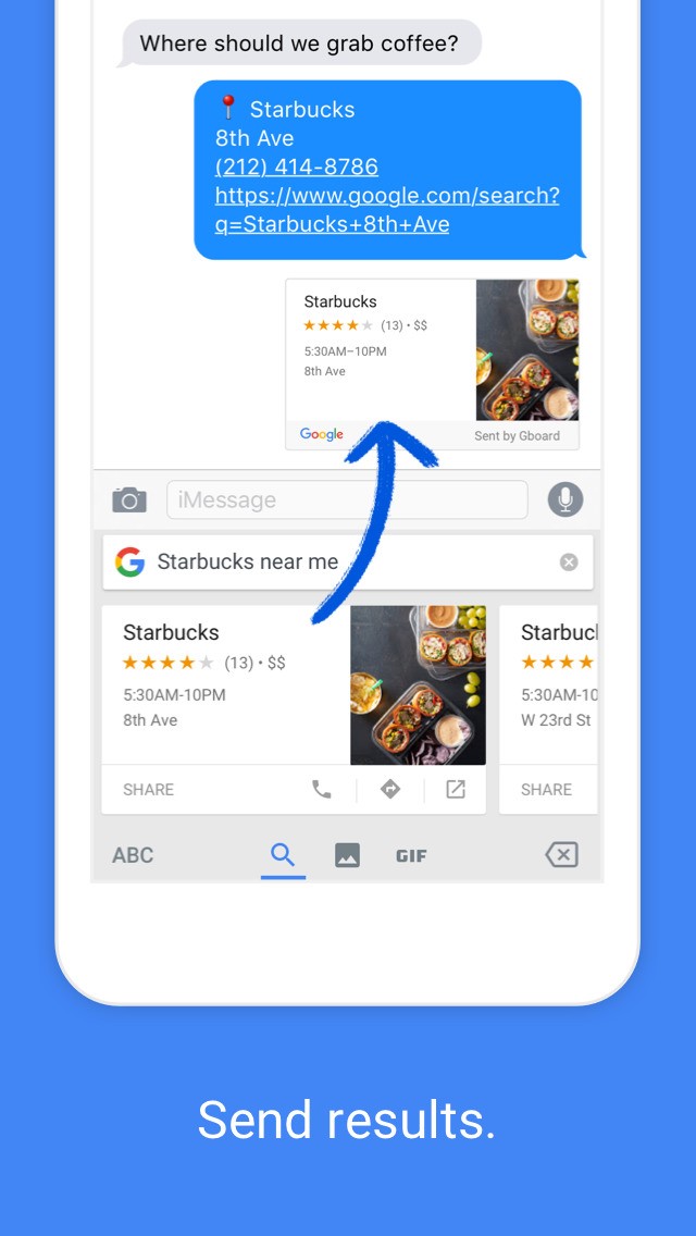 Скриншот 4 программы Gboard