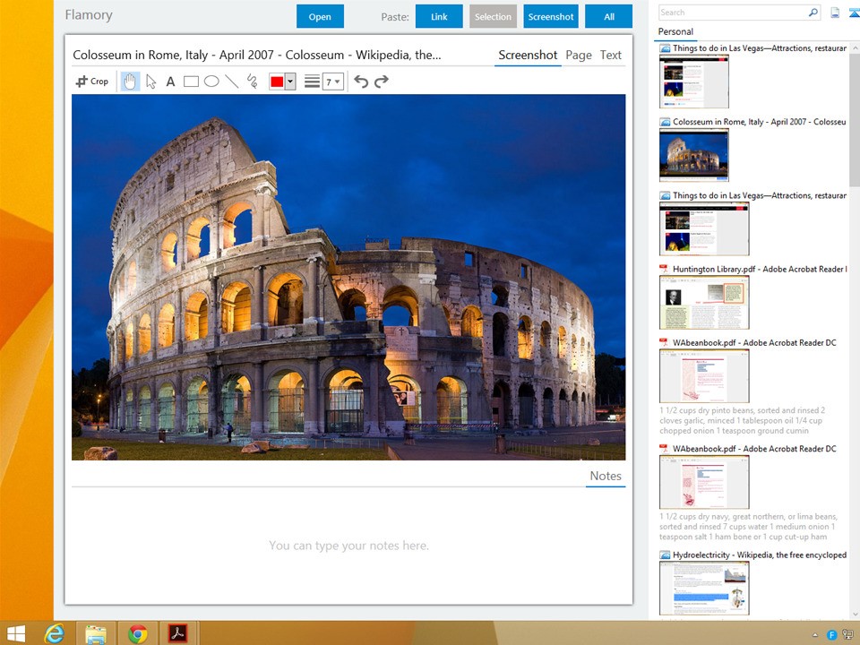 Скриншот 2 программы Flamory
