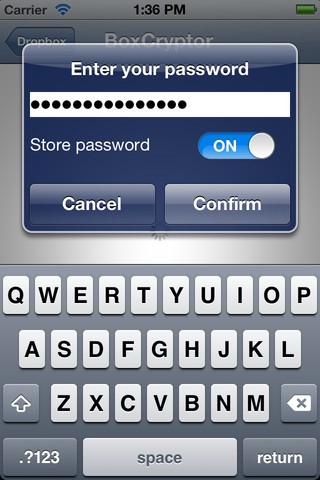 Скриншот 4 программы BoxCryptor Classic