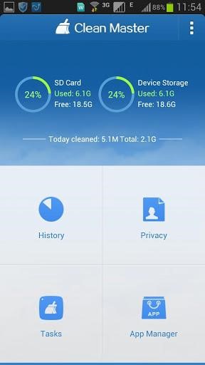 Скриншот 3 программы Clean Master