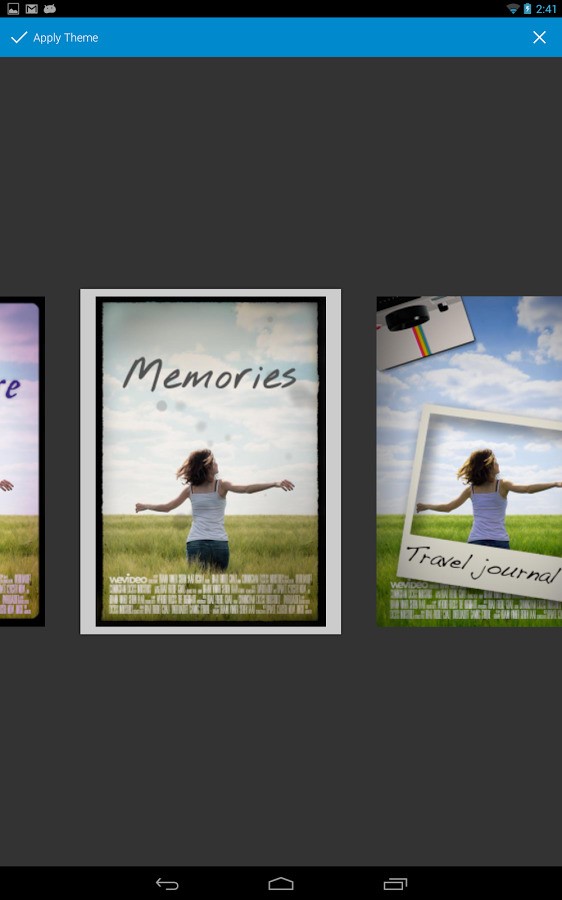 Скриншот 3 программы WeVideo