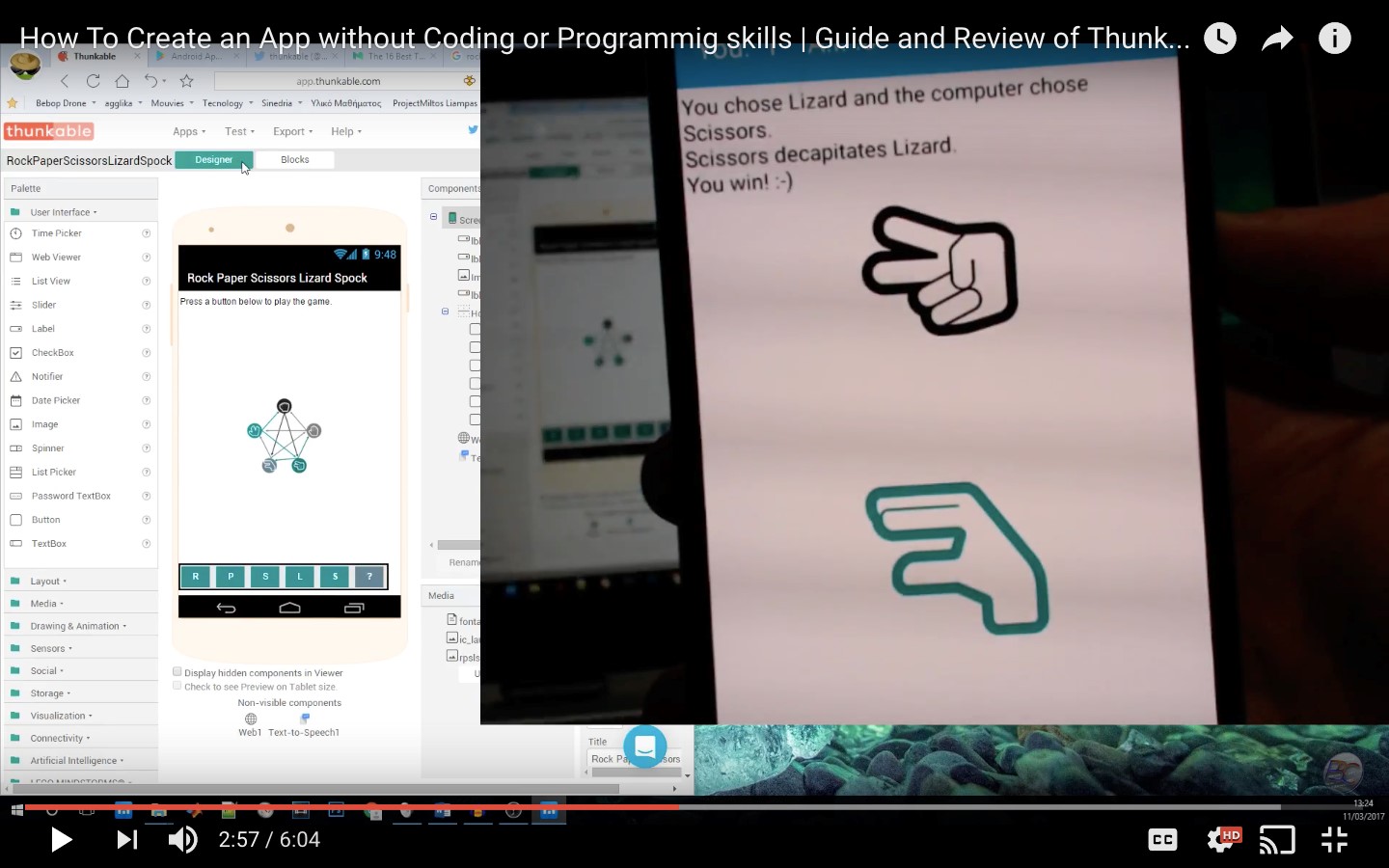 Скриншот 3 программы Thunkable