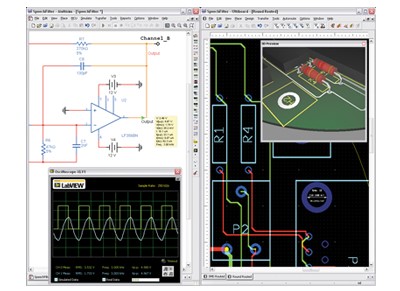 Скриншот 1 программы NI Circuit Design Suite Power Pro