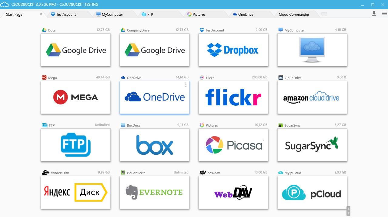 Скриншот 3 программы CloudBuckIt