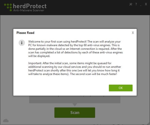 Скриншот 3 программы herdProtect
