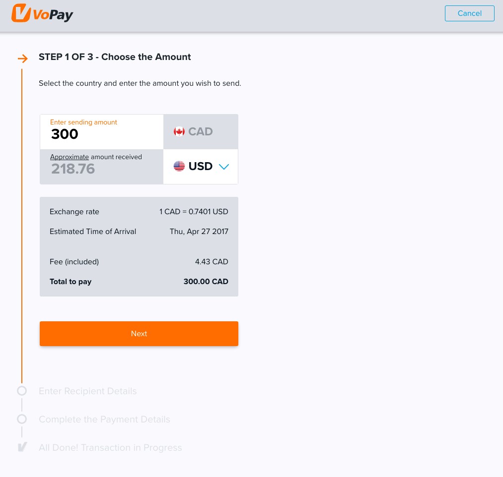 Скриншот 2 программы VoPay