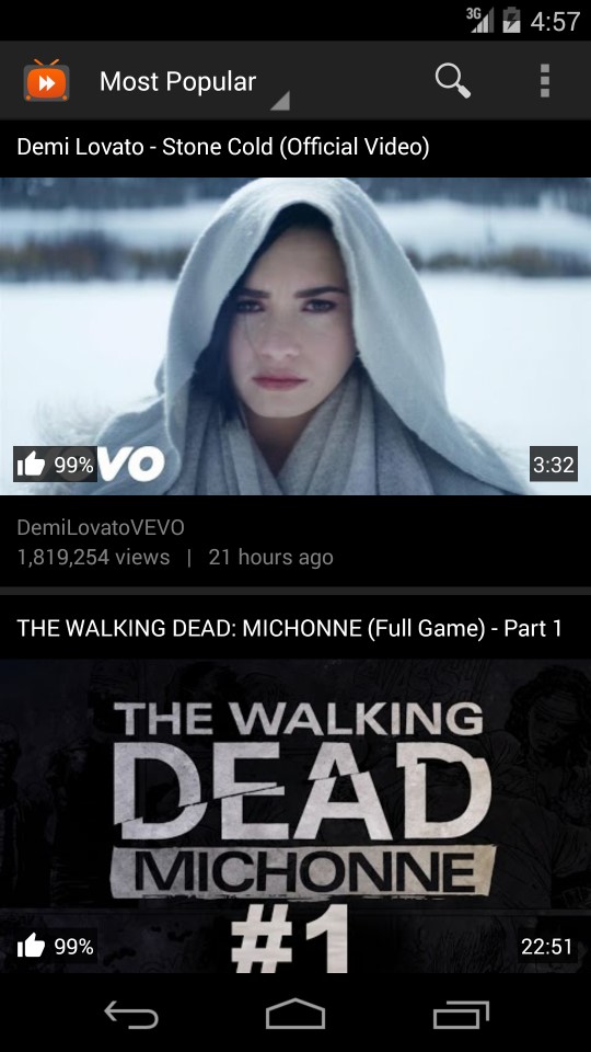 Скриншот 3 программы SkyTube