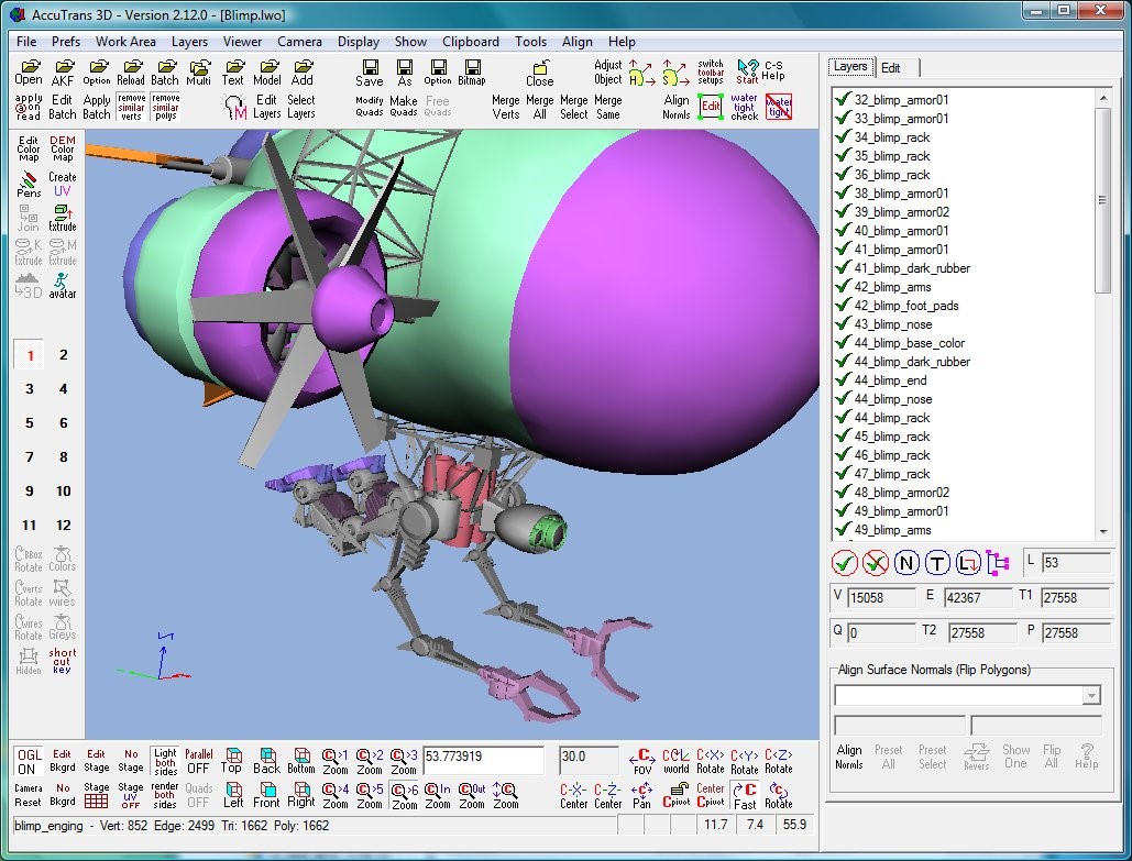 Скриншот 2 программы AccuTrans 3d