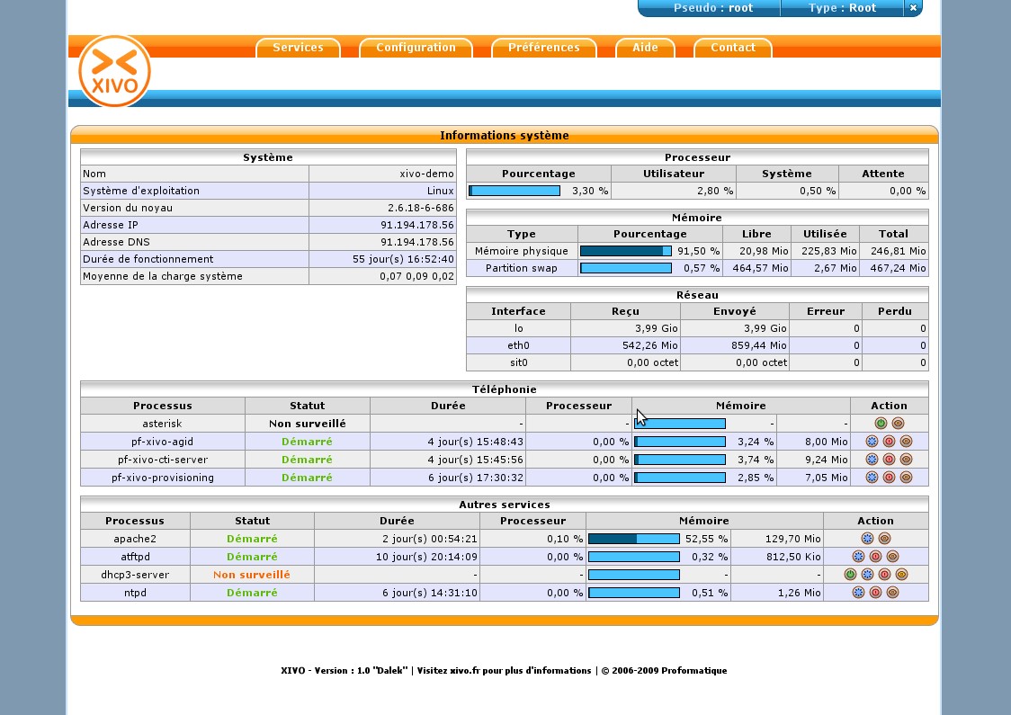 Скриншот 3 программы XiVO
