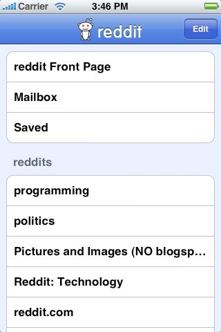 Скриншот 2 программы Reddit