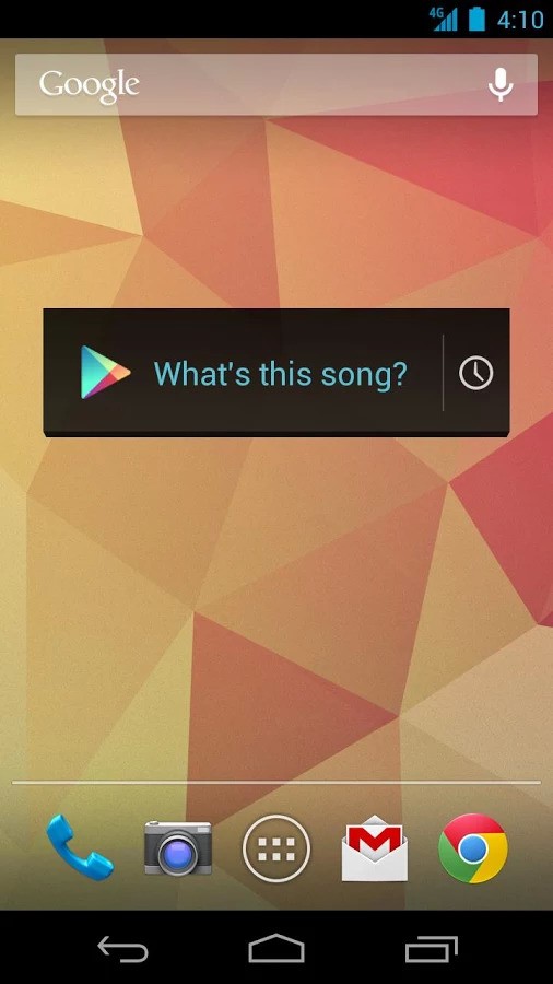 Скриншот 2 программы Sound Search for Google Play