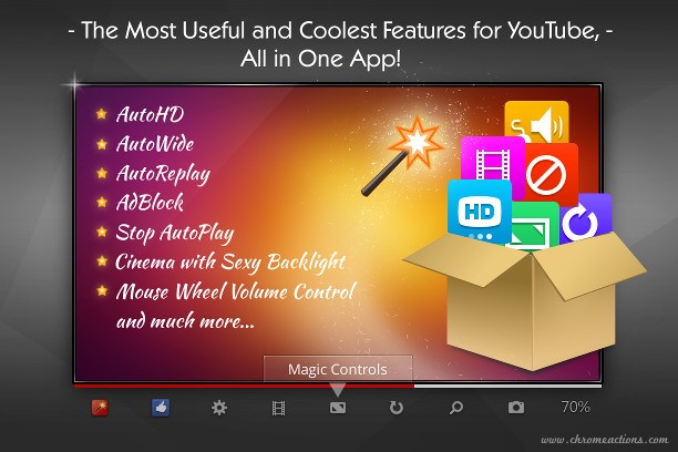 Скриншот 4 программы Magic Actions for YouTube