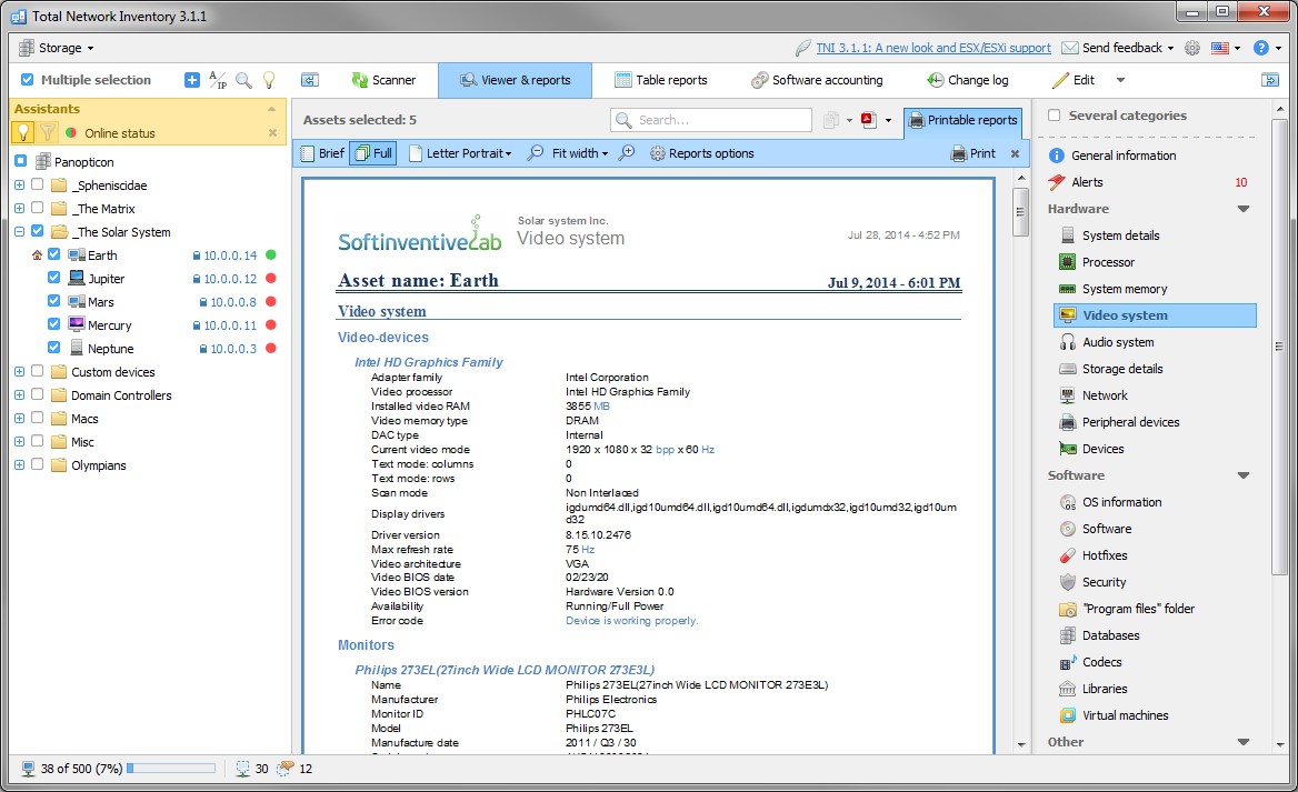 Скриншот 4 программы Total Network Inventory