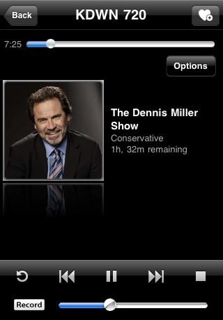 Скриншот 2 программы TuneIn Radio