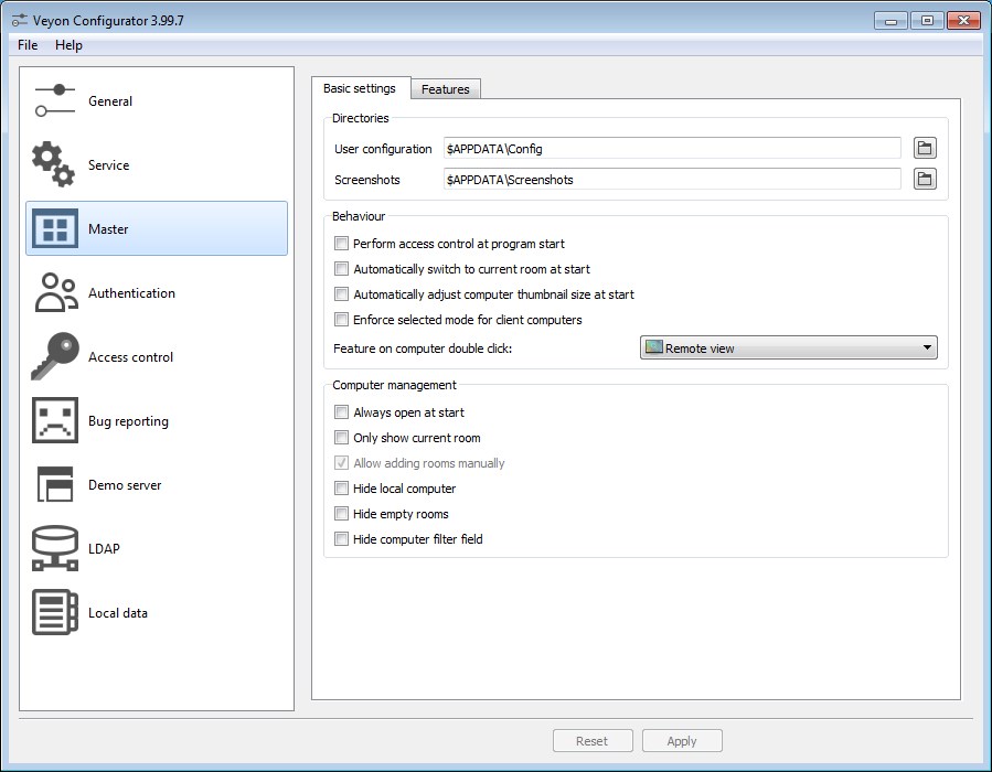 Скриншот 1 программы Veyon