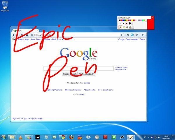 Скриншот 1 программы Epic Pen