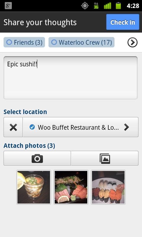 Скриншот 3 программы Google Plus