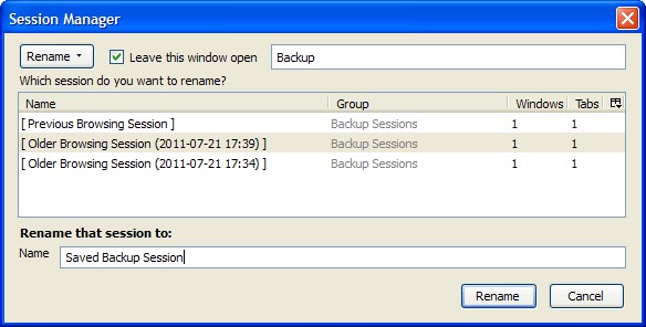 Скриншот 4 программы Session Manager