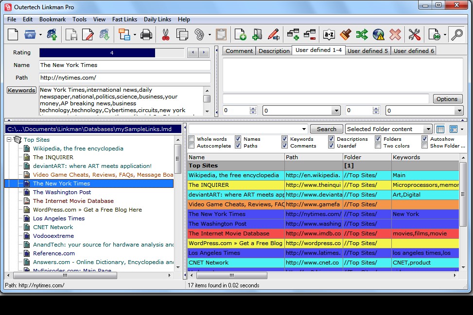 Скриншот 4 программы Linkman