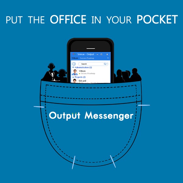 Скриншот 1 программы Output Messenger