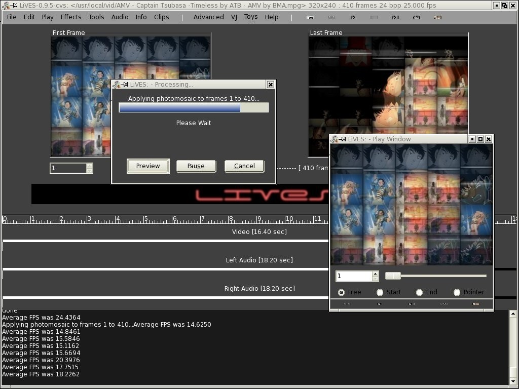 Скриншот 2 программы LiVES