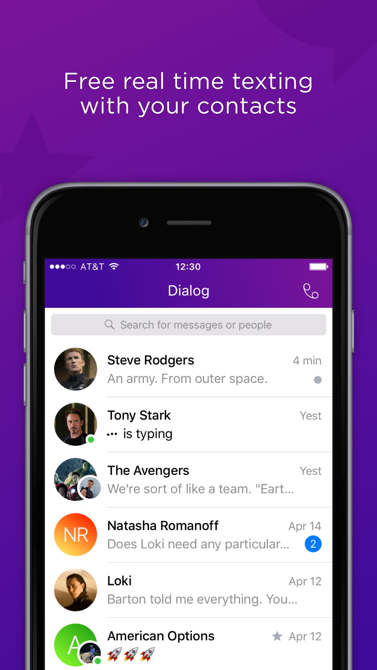 Скриншот 3 программы Dialog Messenger