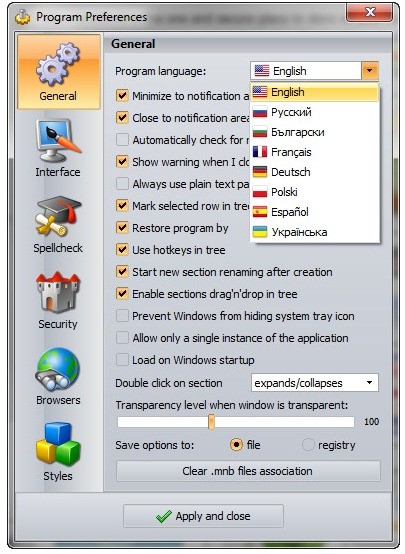 Скриншот 2 программы Mars Notebook