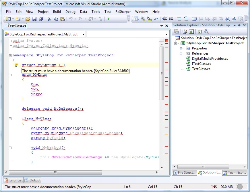 Скриншот 1 программы JetBrains ReSharper