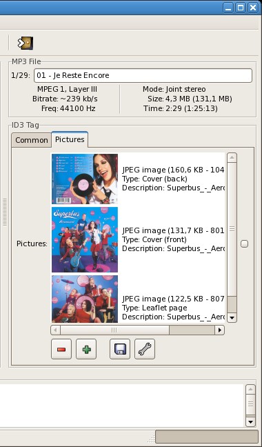 Скриншот 2 программы EasyTAG