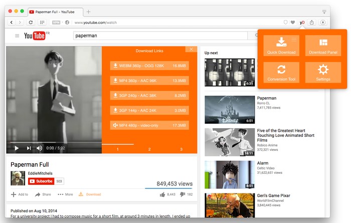 Скриншот 2 программы Youtube Video and Audio Downloader