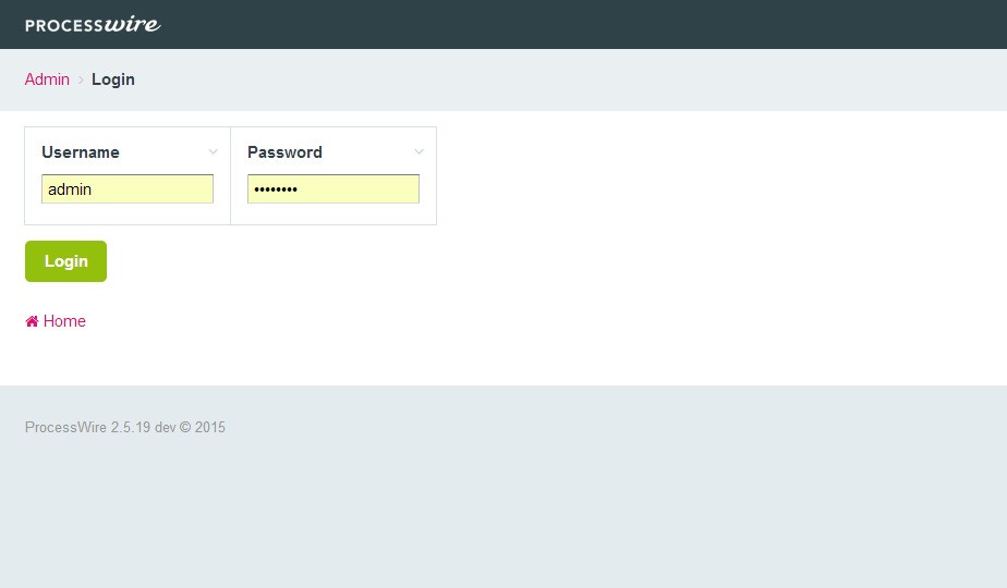 Скриншот 2 программы ProcessWire